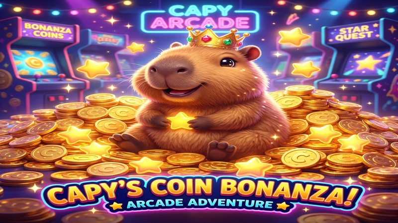 Capybara Clicker arcade art